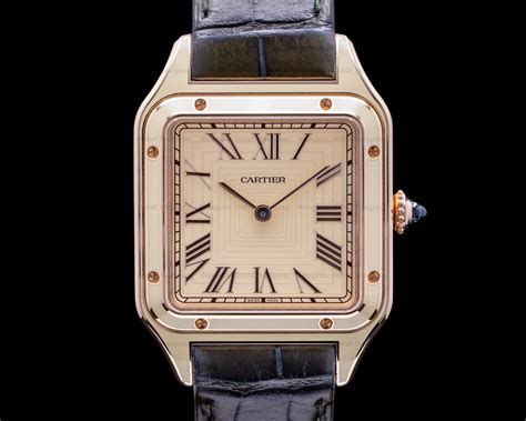 cartier montre santos dumont|Cartier Santos watch cost.